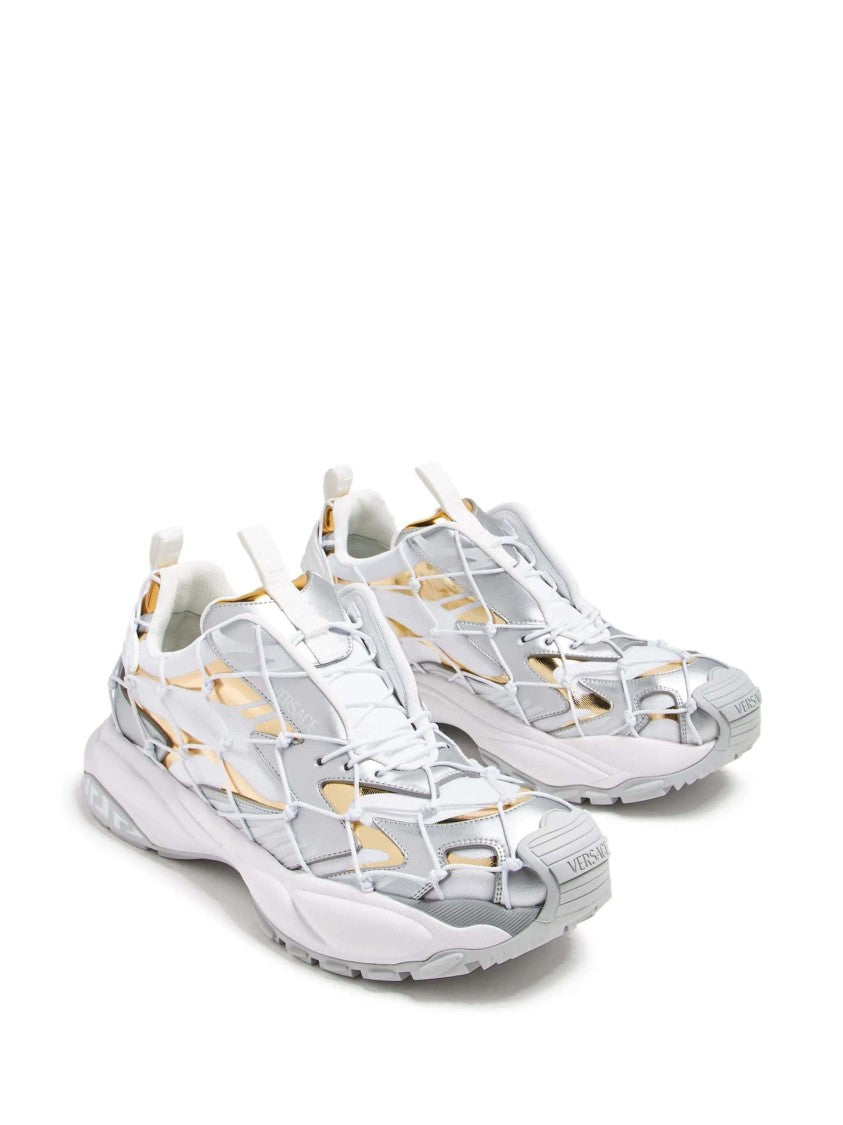 Versace White Mercury M_Vs_03 Futuristic Rope Sneakers