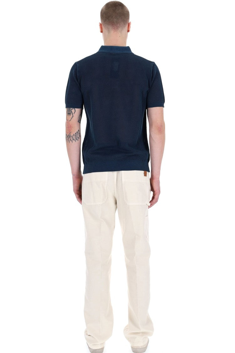 Roberto Collina Open Stitch Cotton Polo