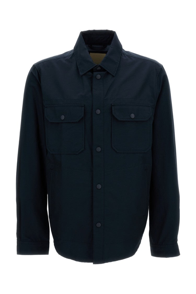 Woolrich Light Ramar Overshirt With Classic Collar