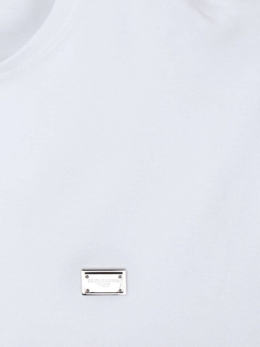 Dolce & Gabbana Plaque' T-Shirt – White
