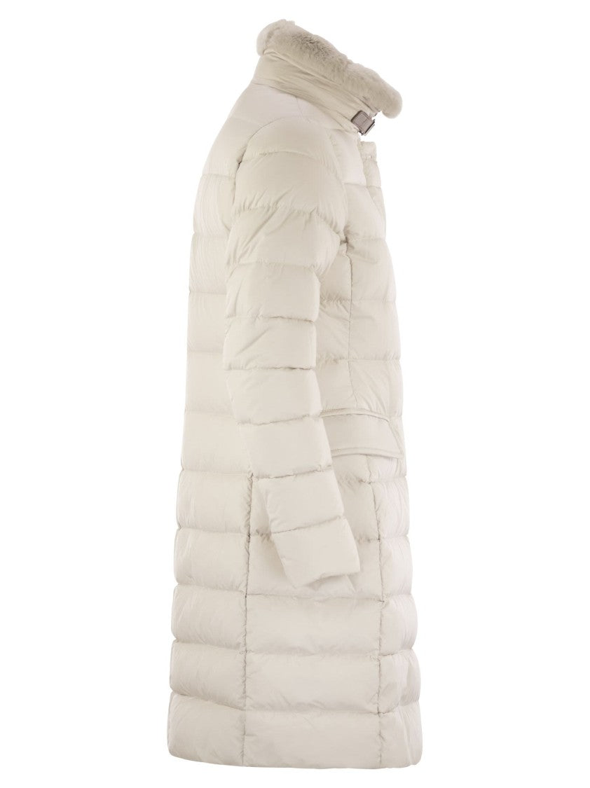 Moorer Vetiver-S3 - Long Down Jacket