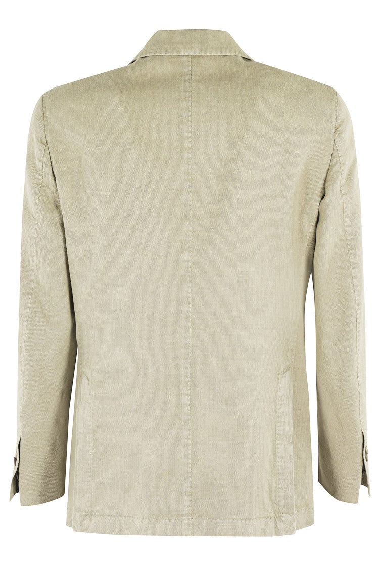 Santaniello Lightweight Two-Button Jacket With Notched Lapel