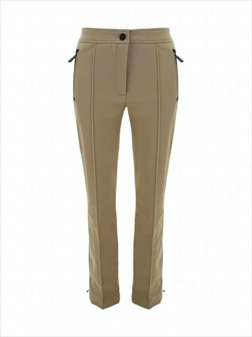 Moncler Tailored Brown Straight Pants