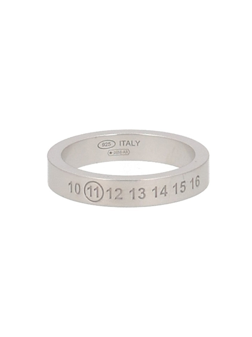 Maison Margiela Engraved Numbers Circled 11 Ring