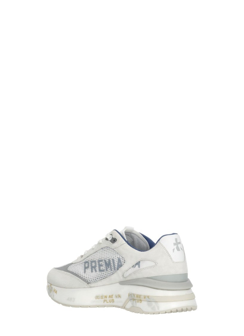 Prmt White Moerun 6732 Lettering Sneakers