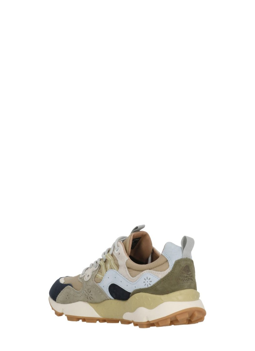 Flower Mountain Beige Yamano 3 Suede Inserts Sneakers
