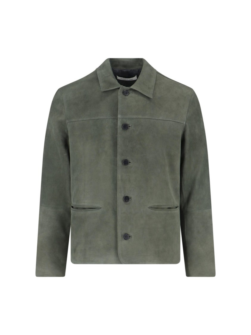 Tonywack Fitted Casual Jacket With High Collar
