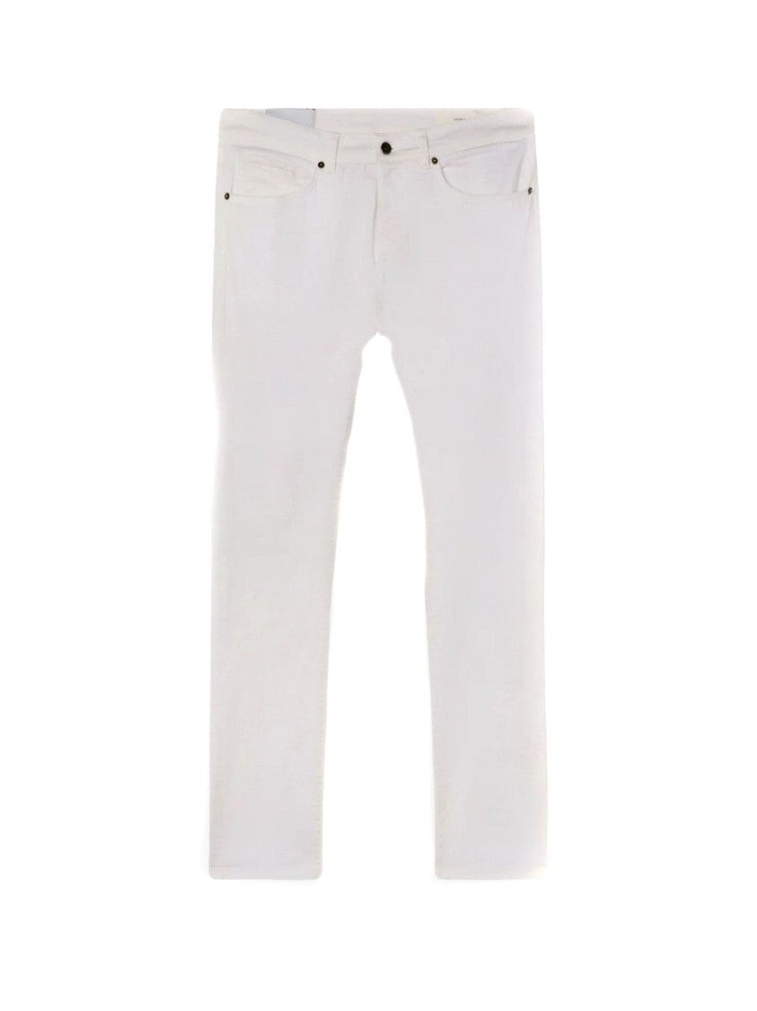 Dondup White Cotton Jeans