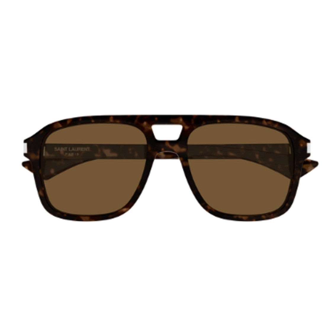 Saint Laurent Havana Sl 881 Acetate Pilot Sunglasses
