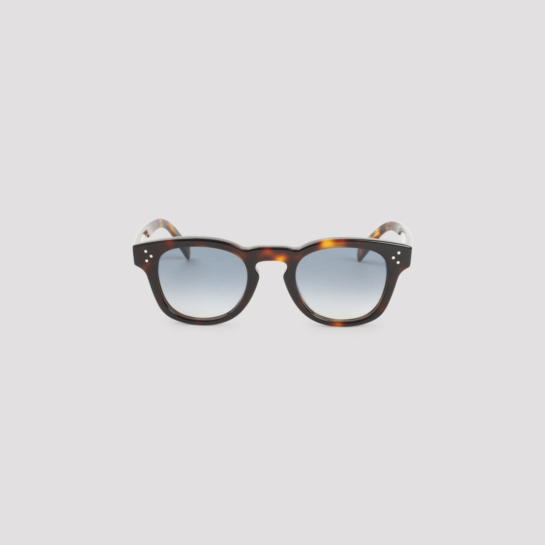 Celine Tortoiseshell Acetate Rounded Sunglasses