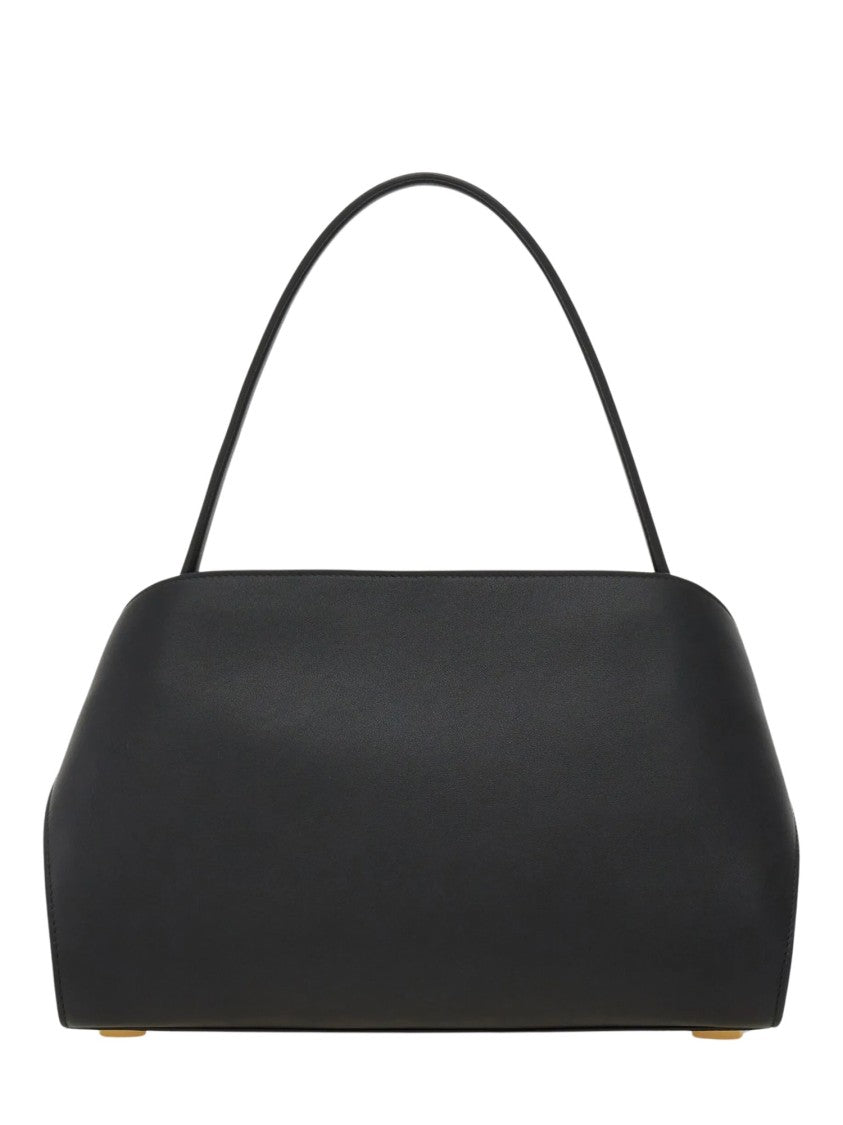 Ferragamo Hug Sh S Black Calf Leather Handbag