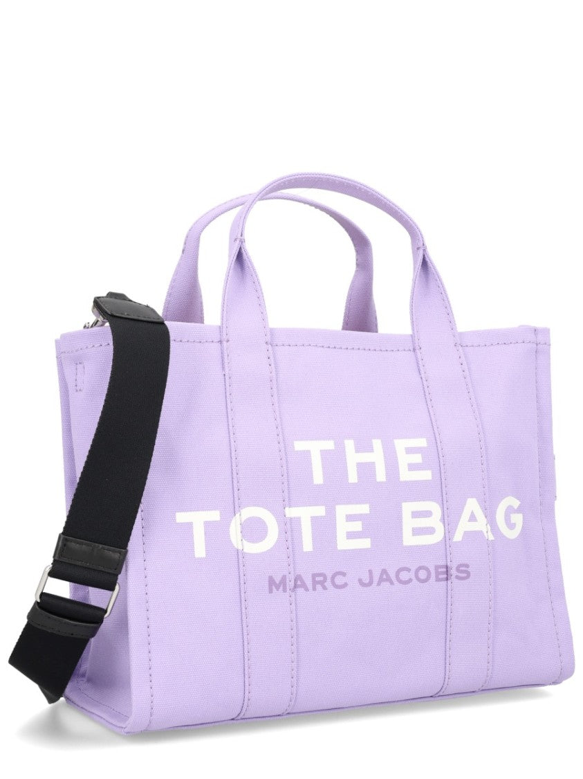 Marc Jacobs Purple The Tote Medium Cotton Bag