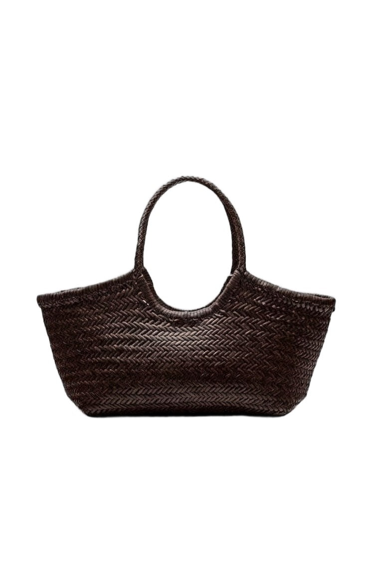 Dragon Diffusion Woven Buffalo Leather Shoulder Bag