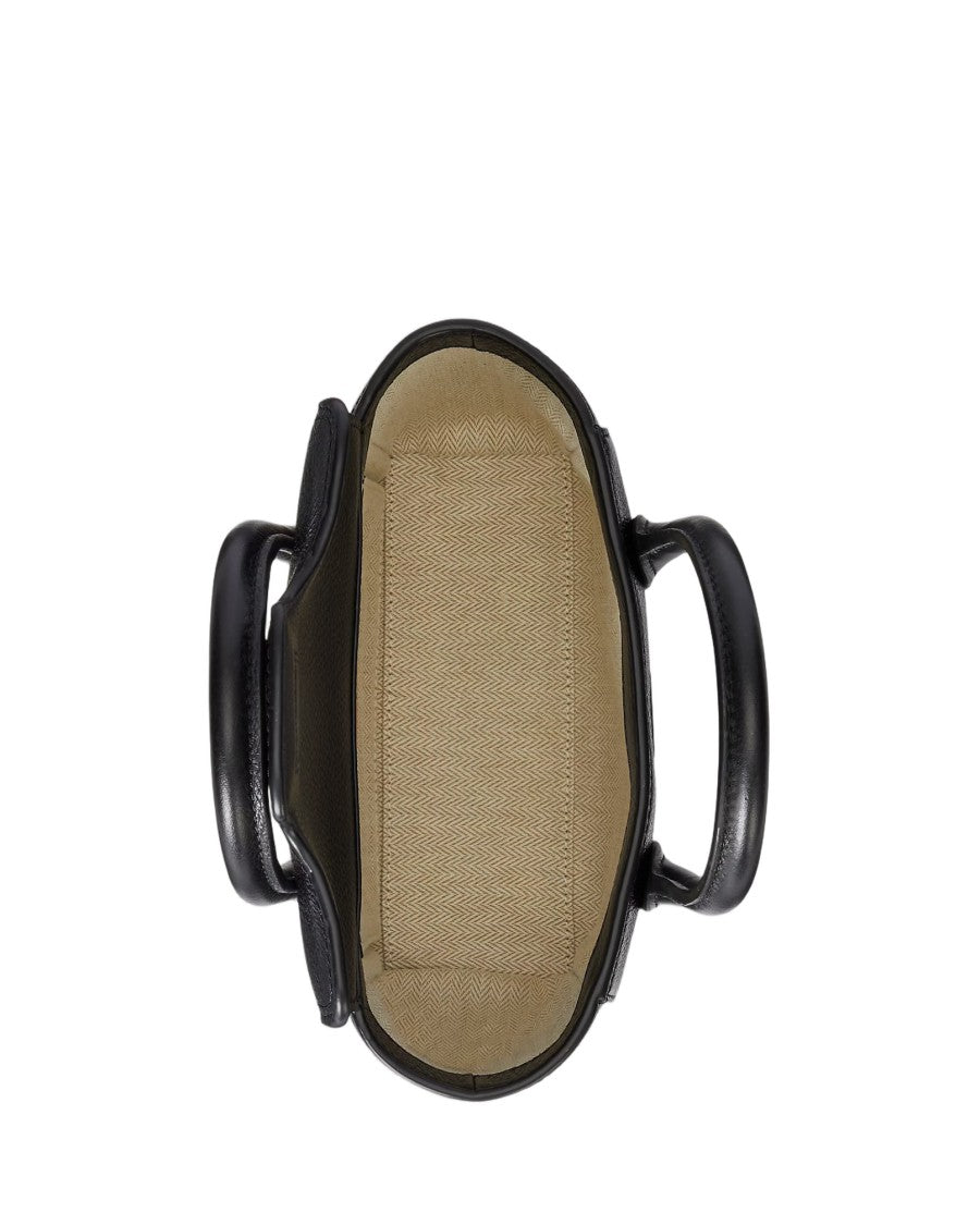 Lauren Ralph Lauren Compact Textured Leather Satchel