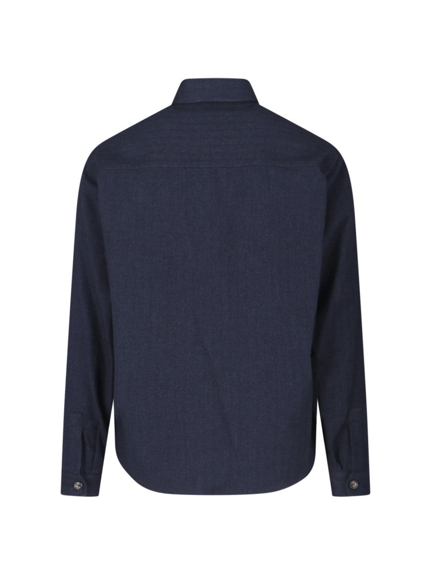 Cruna Tailored Men's Shirt With Button-Down Front And Pointed Collar