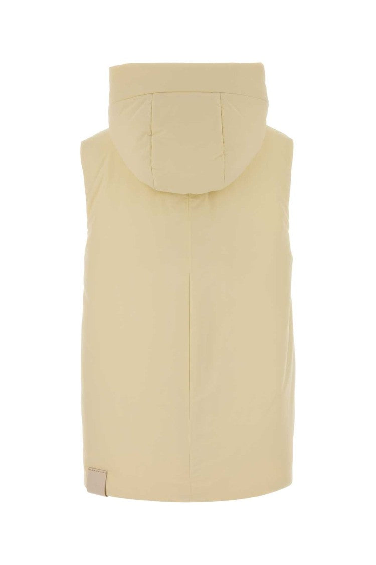 Jil Sander Cream Polyester Down Jacket