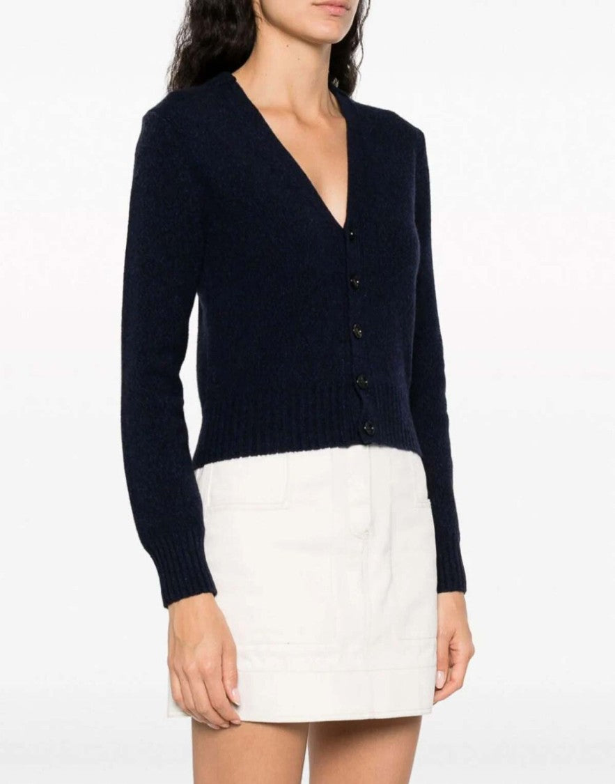 Ami De Coeur Logo Cashmere Cardigan