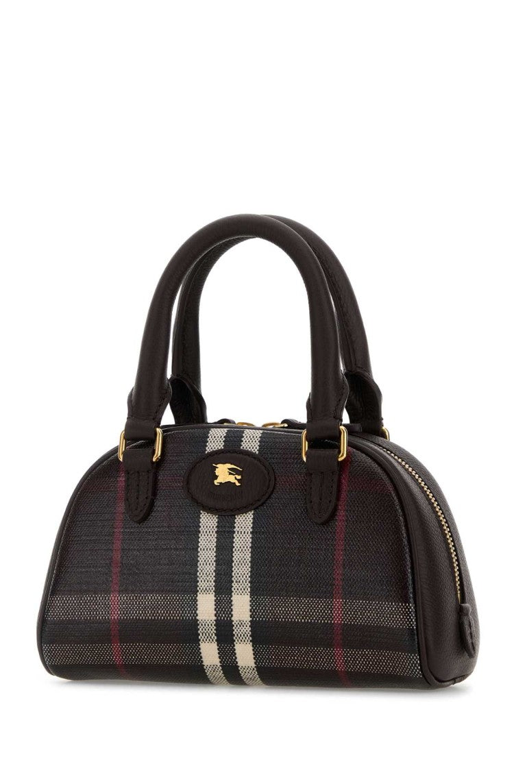 Burberry Printed Canvas Mini Highlands Handbag