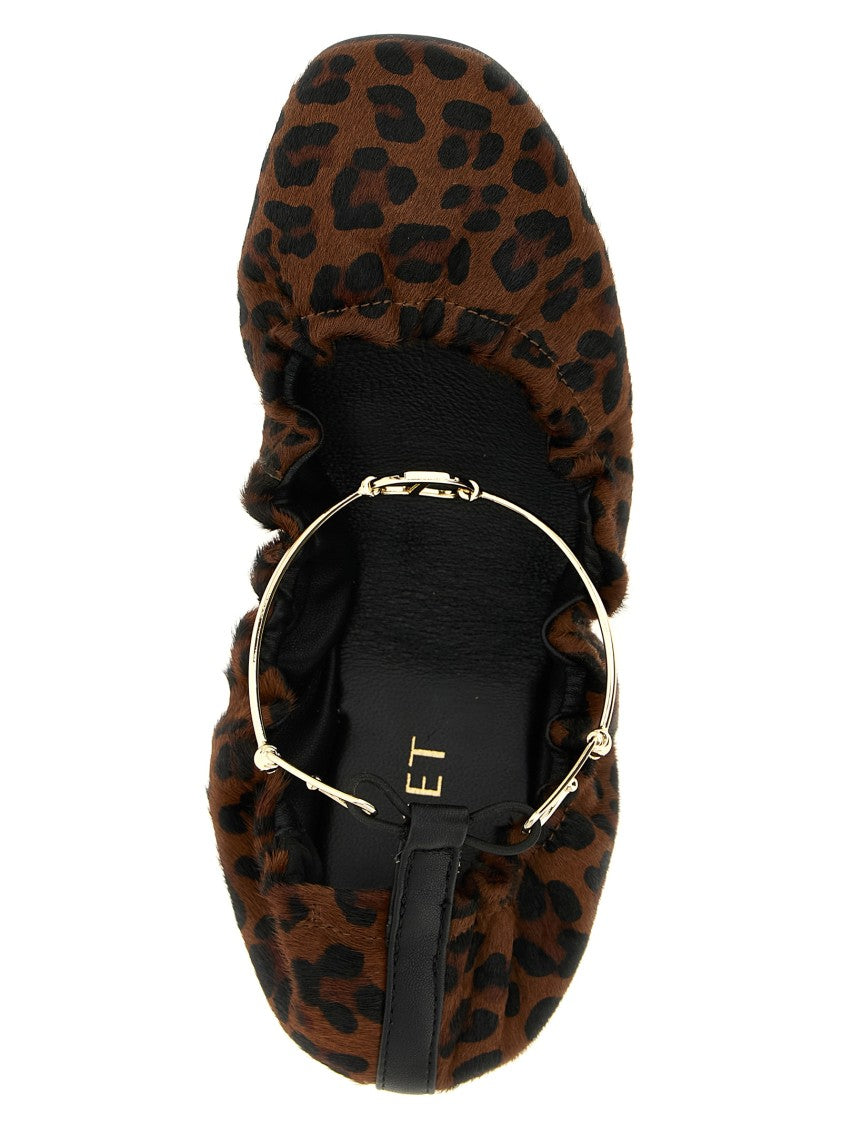 Twin-Set Animal Print Ballet Flats