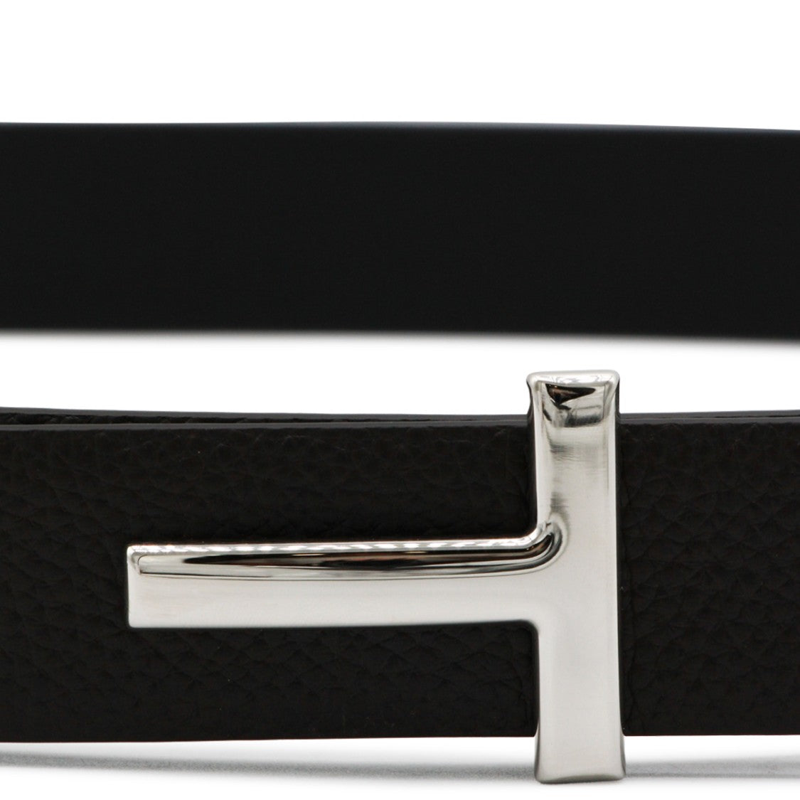 Tom Ford Brown Leather Reversible Belt