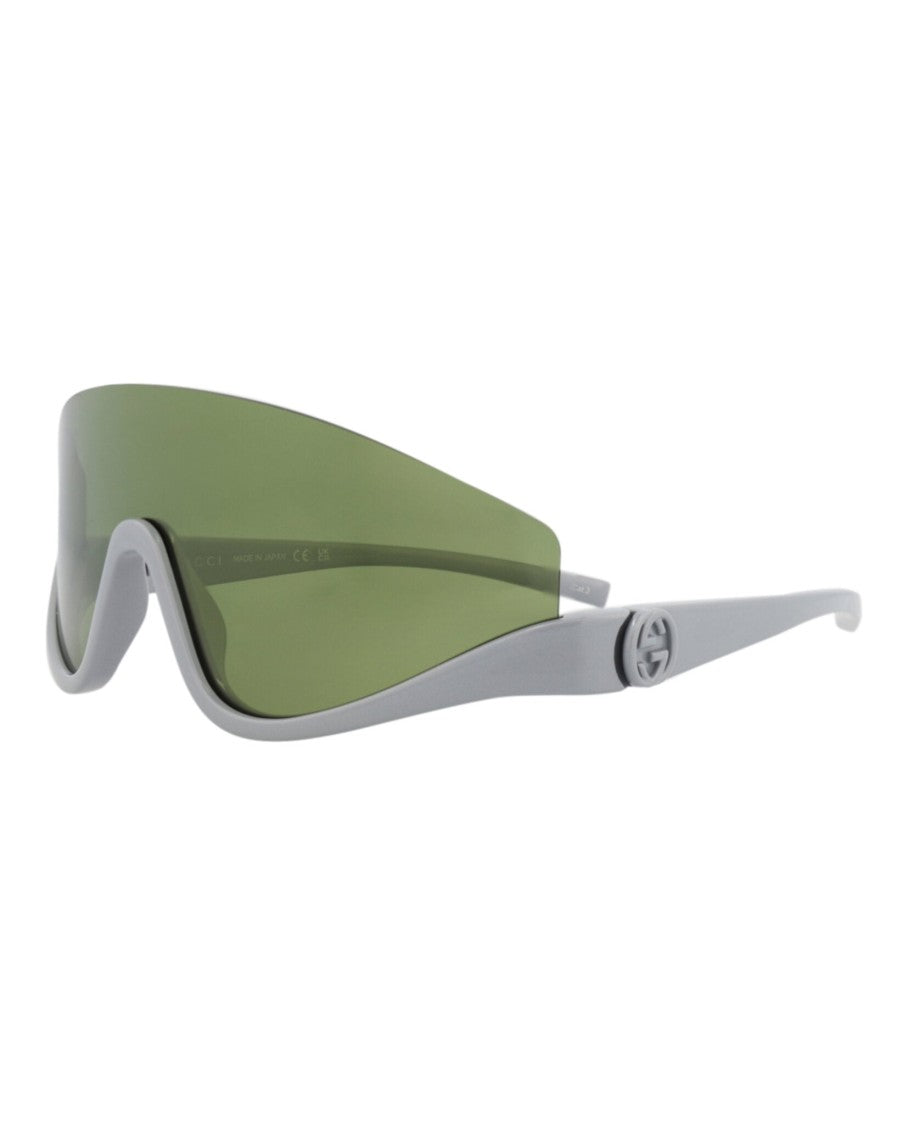 Gucci Shield-Frame Injection Sunglasses