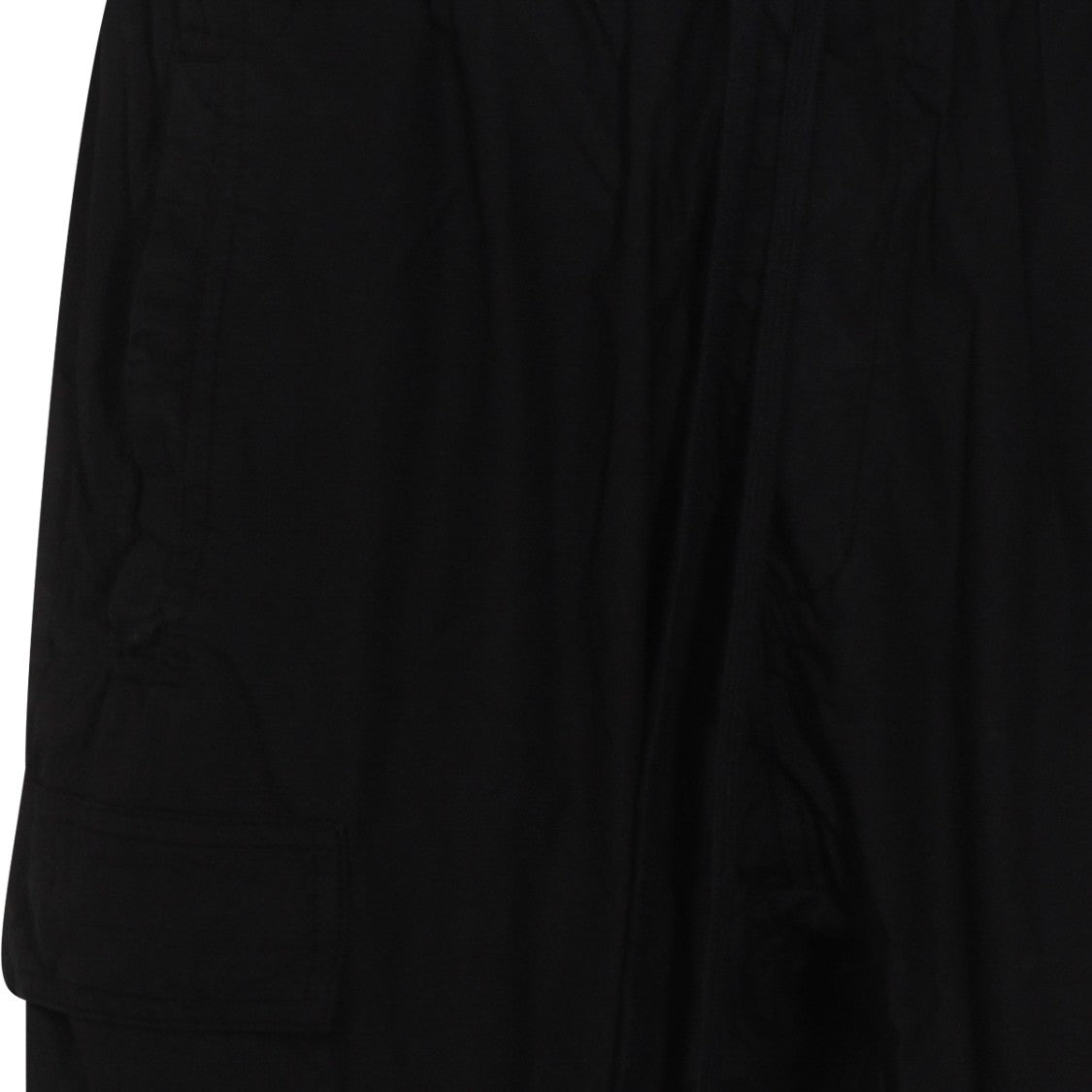 Thom Krom Black Cotton Relaxed Fit Pants With Ribbed Cuffs