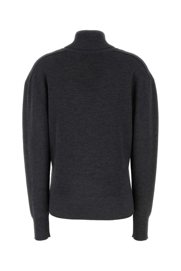 Burberry Dark Grey Wool Sweater