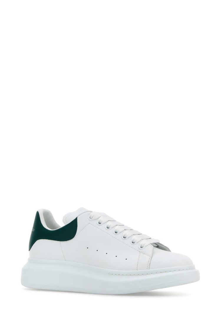Alexander Mcqueen White Leather Sneakers