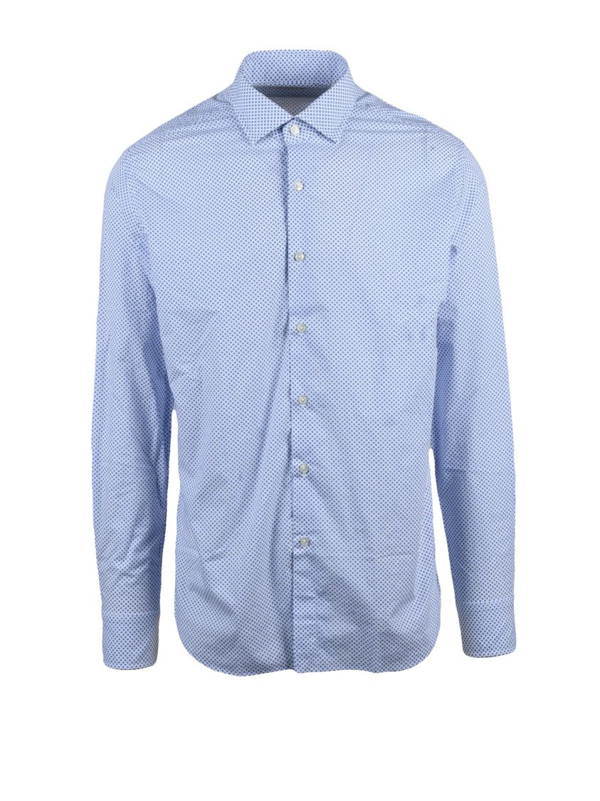Xacus Classic Blue And White Striped Tailored Xacus Shirt