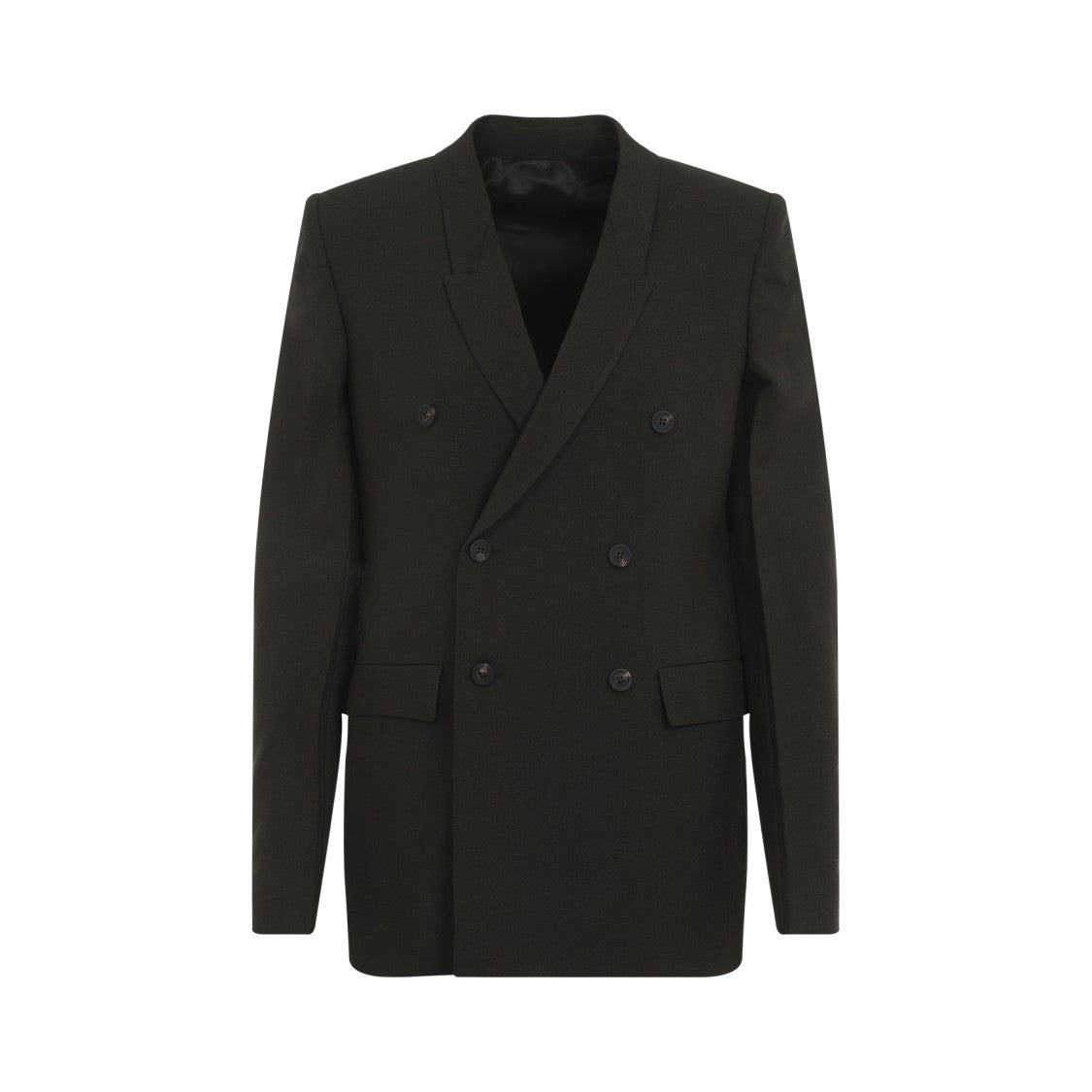 Rick Owens Jmf Green Virgin Wool Jacket