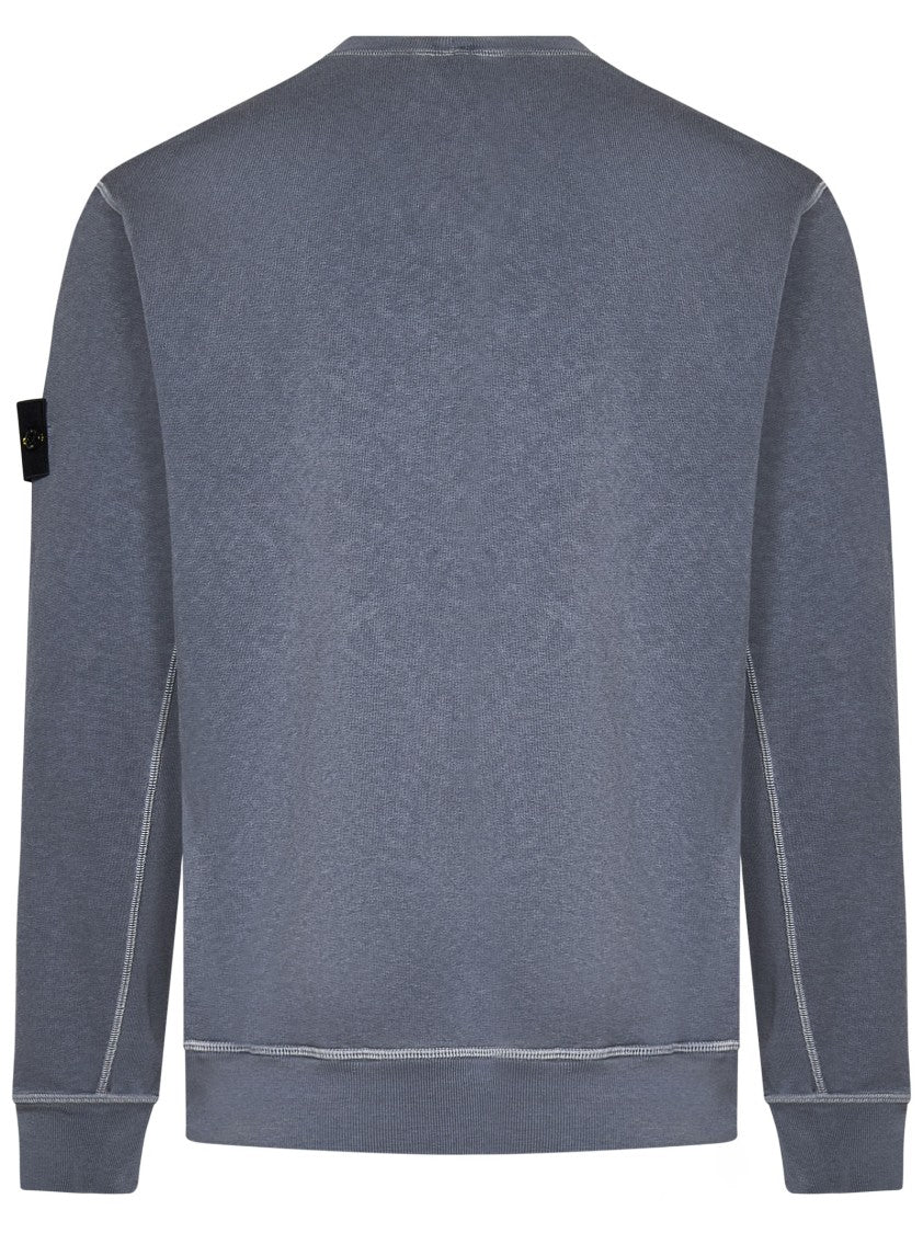 Stone Island Clear Blue Relaxed-Fit Stone Island Sweatshirt