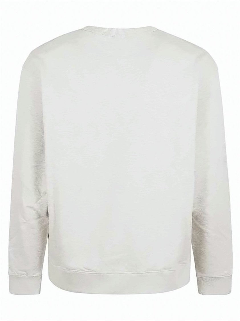 Kenzo Long-Sleeve Sweatshirt With Roaring Tiger Graphic And Ribbed Details