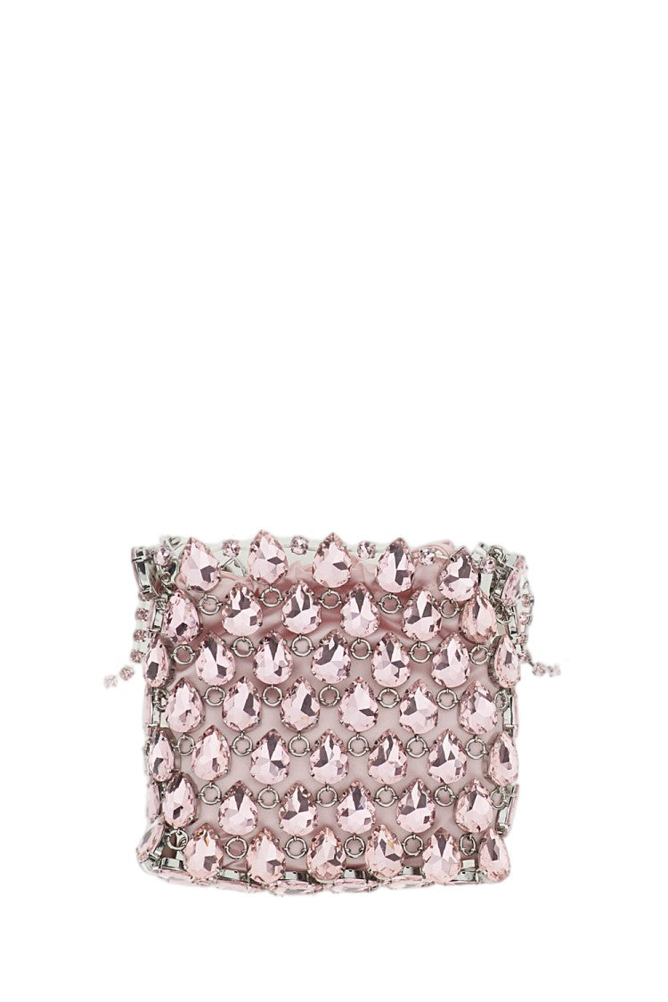 Self-Portrait Crystal Chainmail Mini Bag