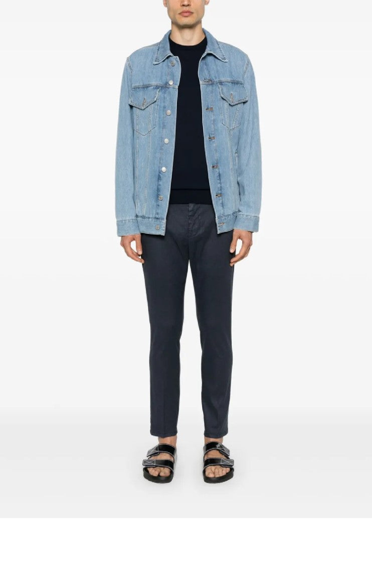 Tagliatore Classic Crew Neck Black T-Shirt With Timeless Design