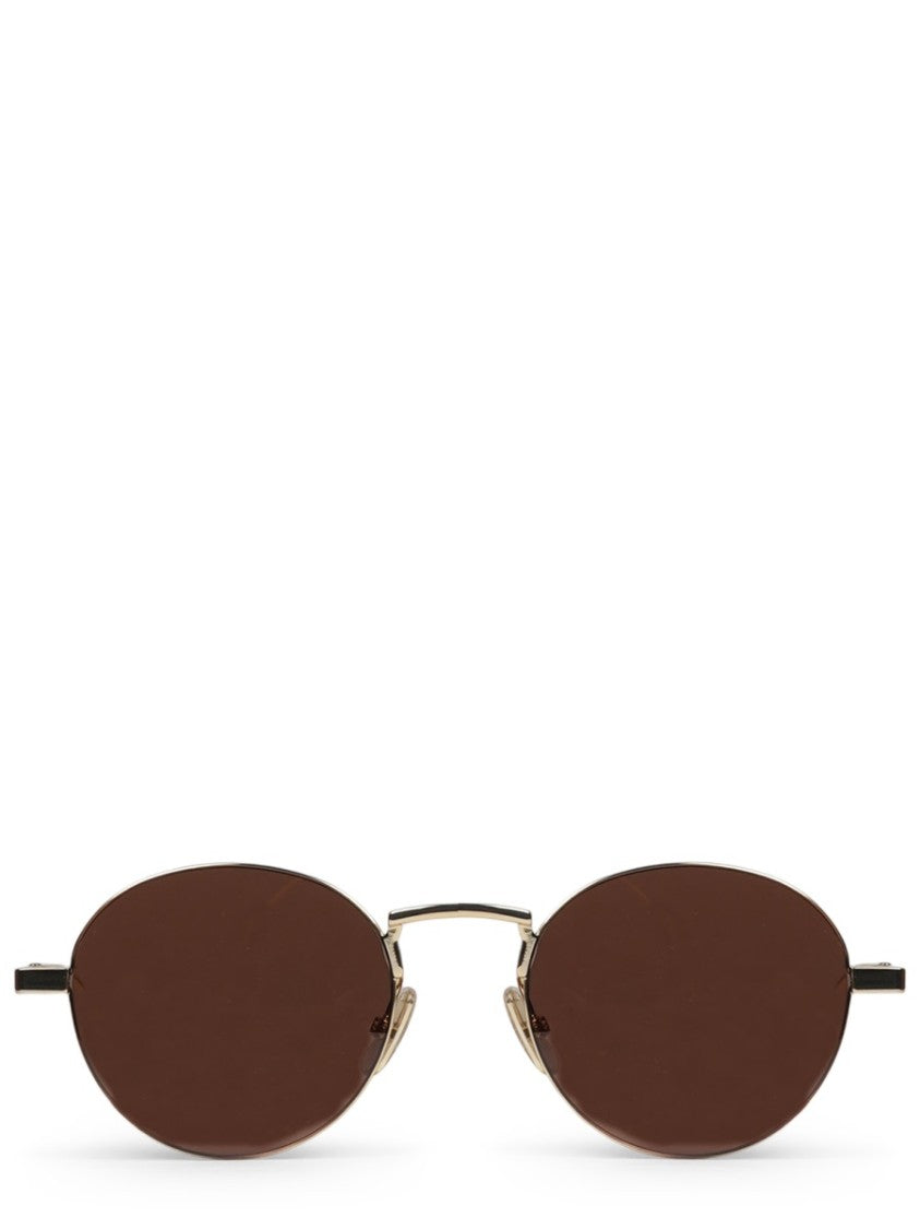 Celine Oval Gold-Toned Metal Sunglasses