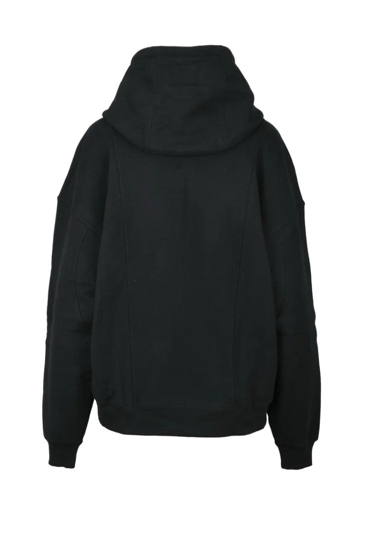 Saint Laurent Zip Hoodie - Black