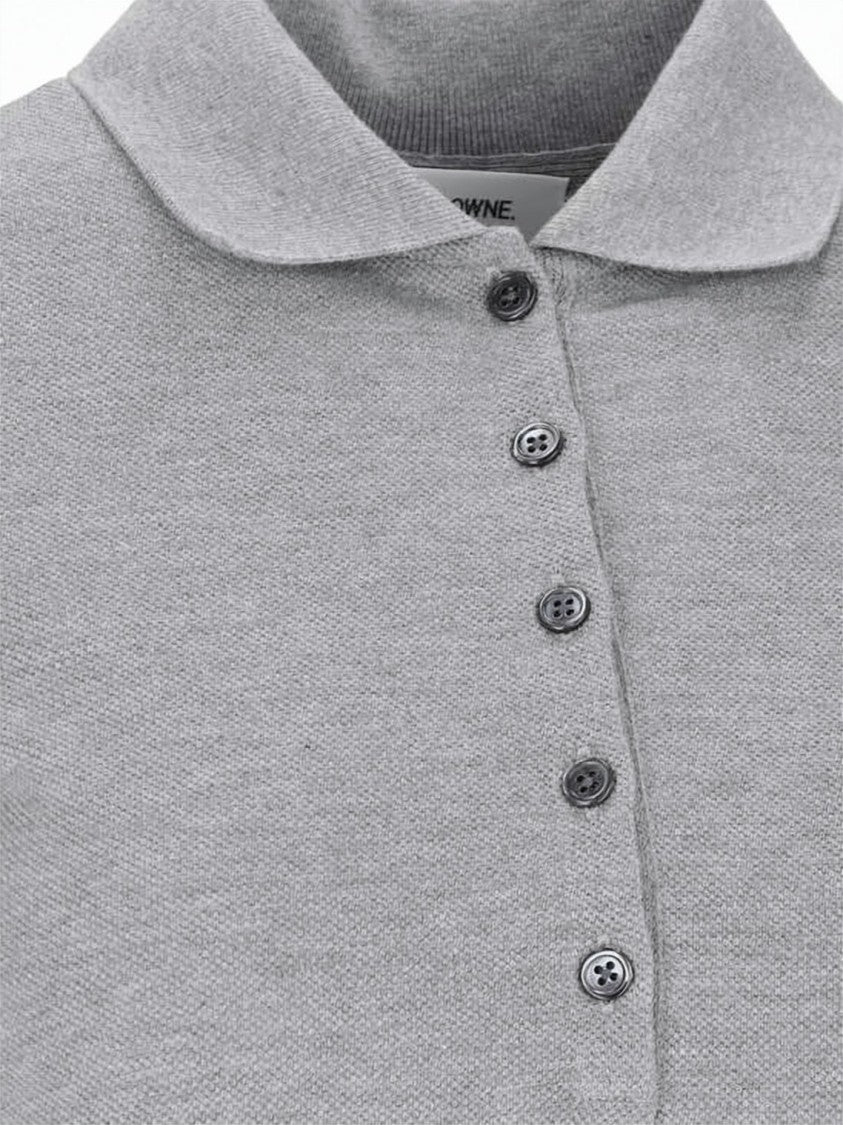 Thom Browne Polo Collar Midi Dress