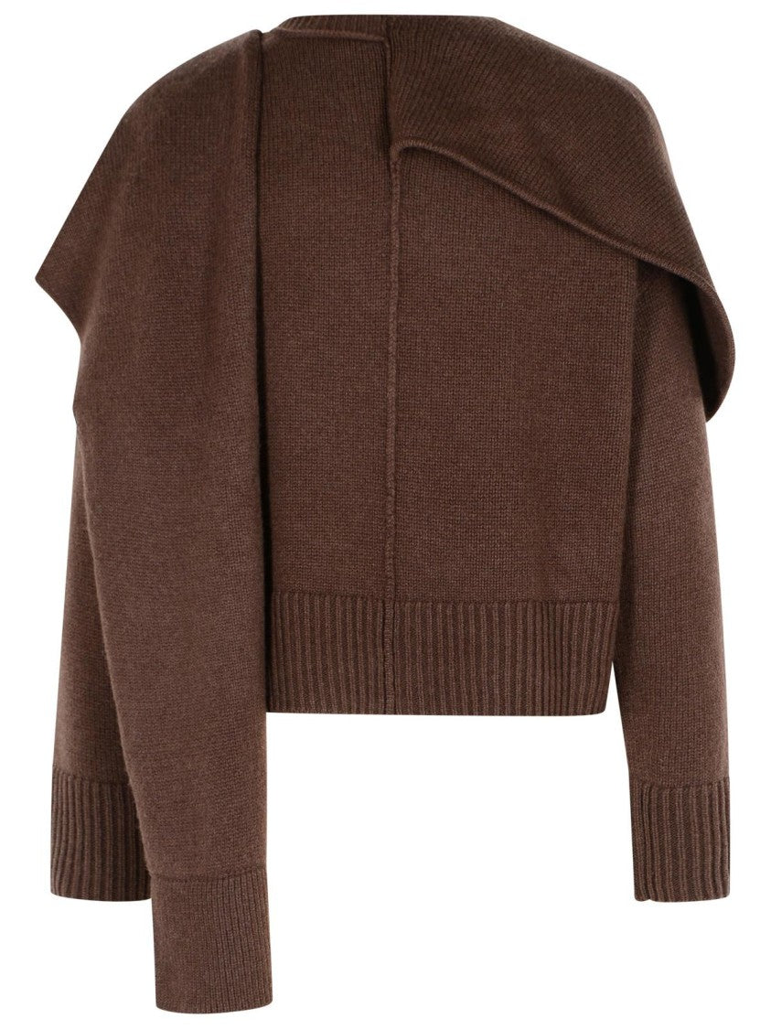 Simkhai Elson' Brown Wool And Cashmere Sweater