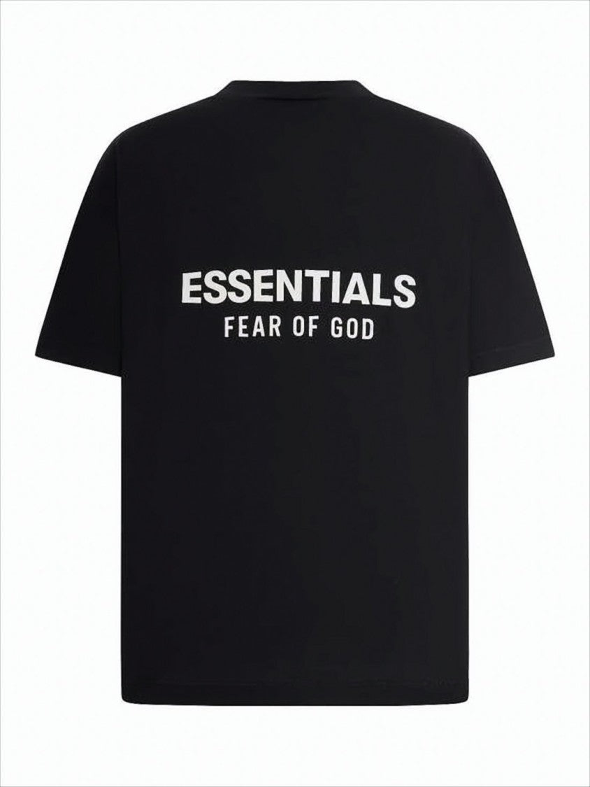 Fear Of God Relaxed Fit Black T-Shirt With Essential Branding