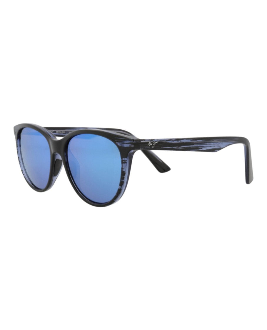Maui Jim Round-Frame Injection Sunglasses With Polarized Lenses