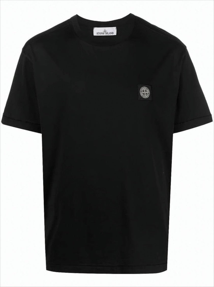 Stone Island Classic Short-Sleeve T-Shirt With Subtle Patch Logo