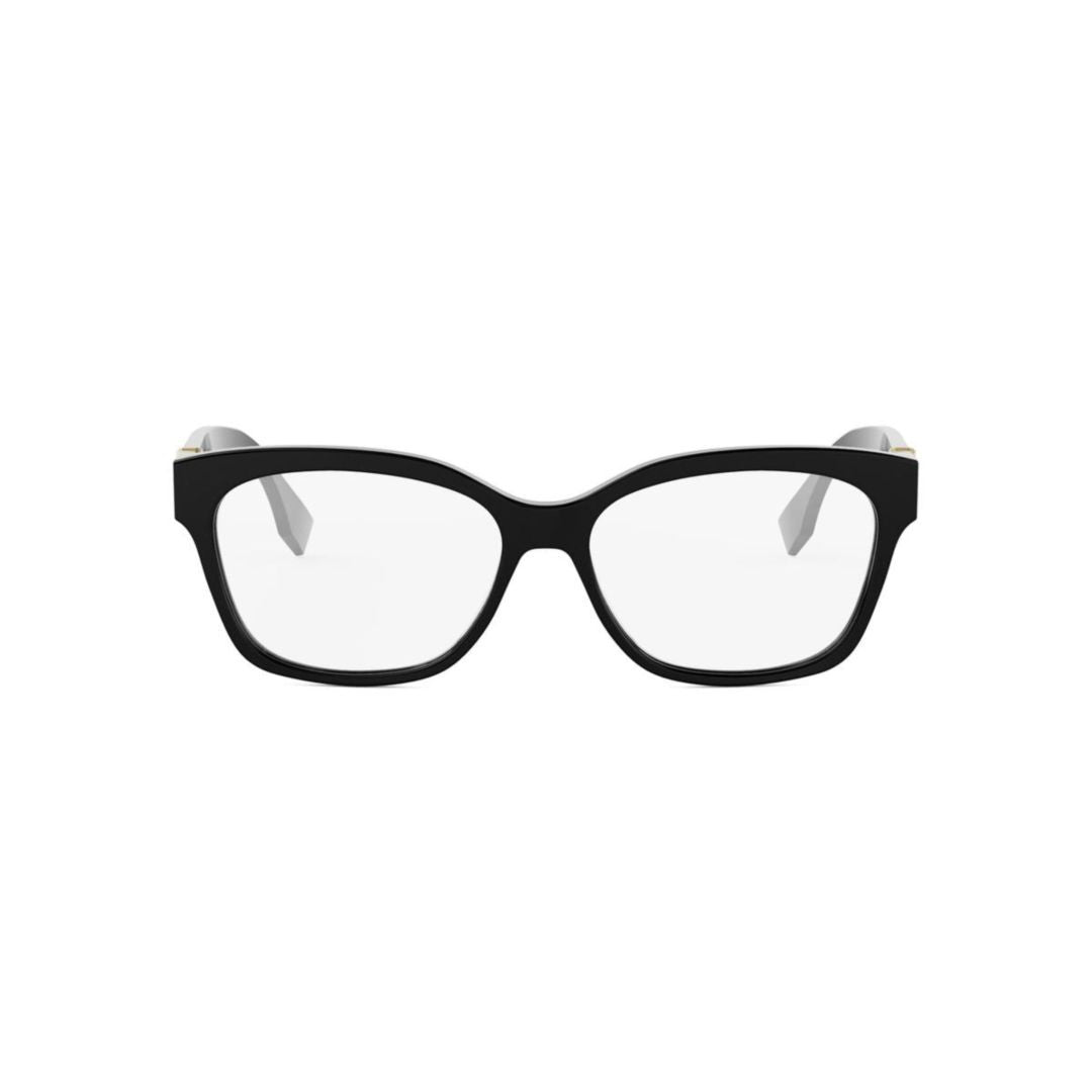 Fendi Fe50124i Oversized Rectangular Eyeglasses