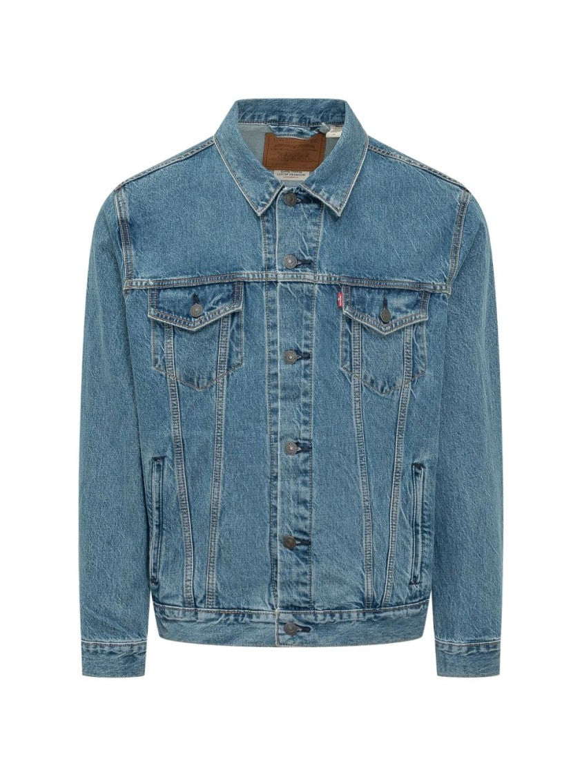 Levi's Structured Blue Denim Jacket With Classic Features