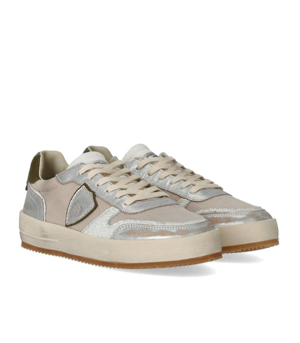 Philippe Model Nice Beige Military Sneaker
