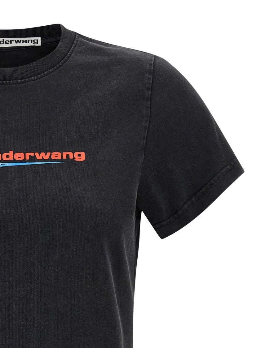 Alexander Wang Shrunken T-Shirt – Black