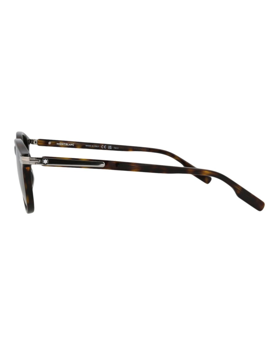 Montblanc Round-Frame Recycled Acetate Sunglasses