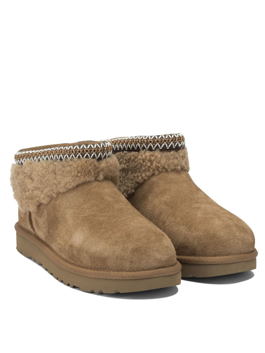 Ugg "Classic Ultra Mini Maxi Curly" Ankle Boots