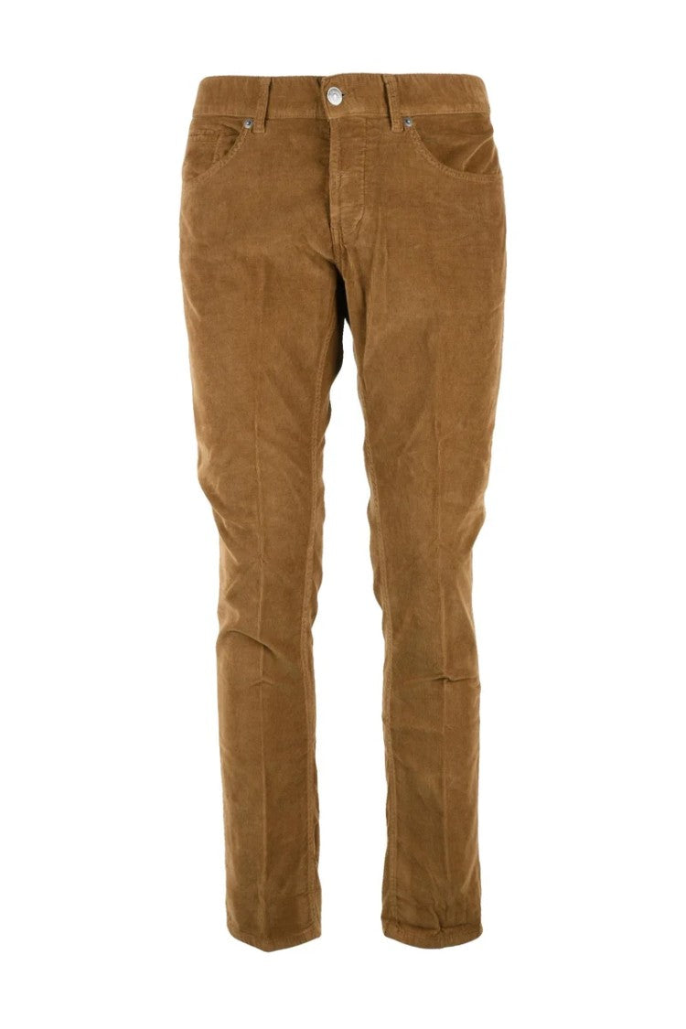 Dondup George Velvet Trousers - Brown