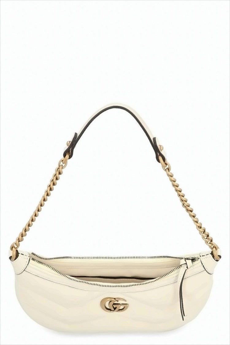 Gucci Chevron Quilted Leather Shoulder Bag