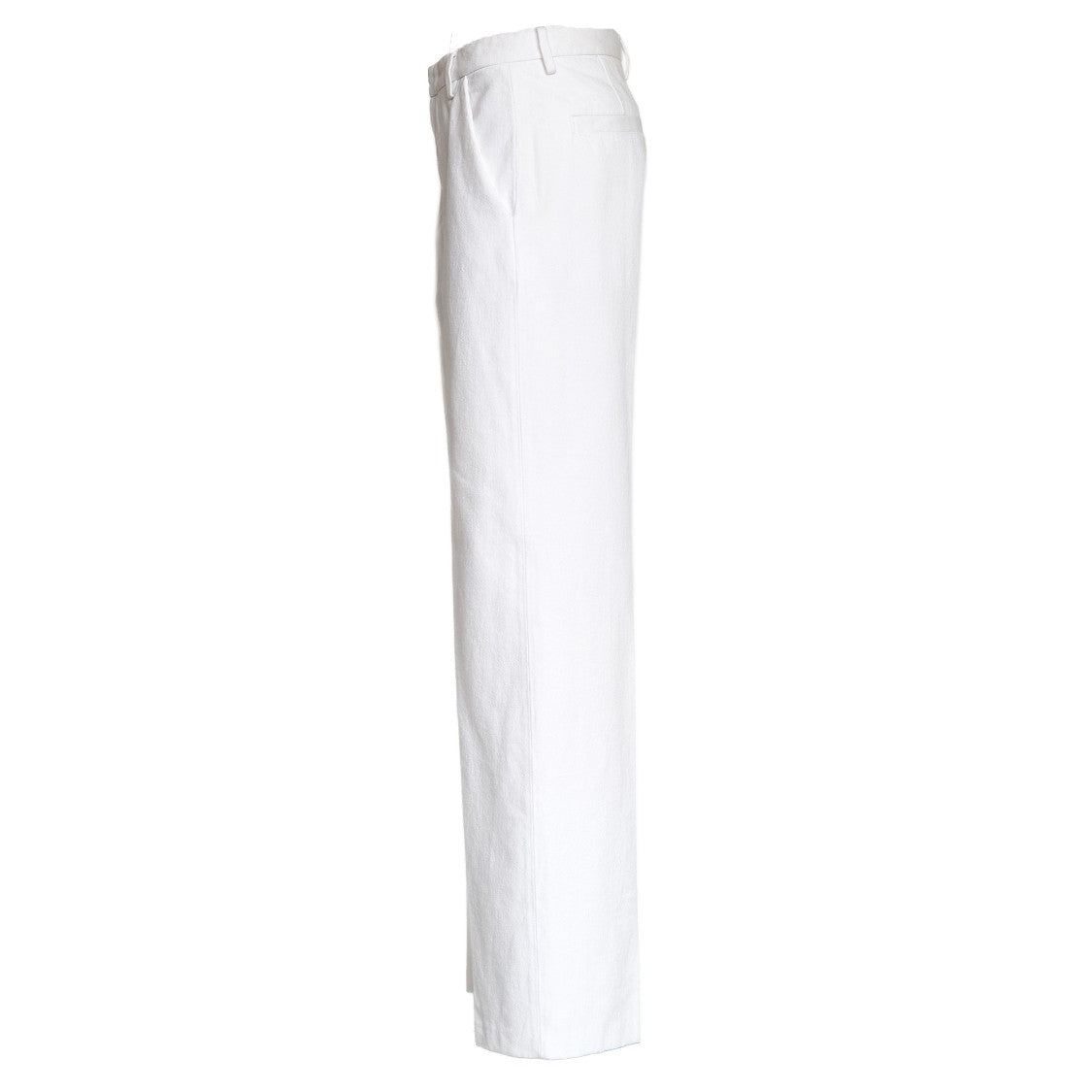 Dondup Reina Wide-Leg Cotton Casual Pants
